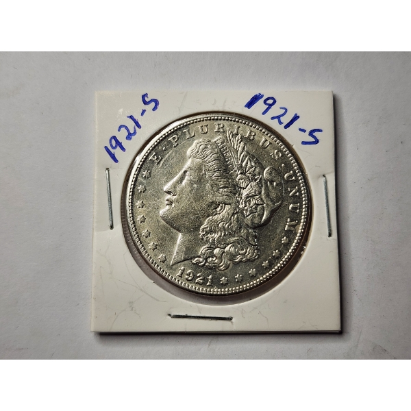 VERY NICE 1921-S United States 90% Silver Morgan Dollar ~ A Great Coin For Any Collector!