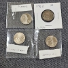 Image 1 : Four Assorted Collectible United States Nickels Ft. 1936-D Buffalo, & Both Proof & Uncirculated Coin