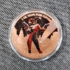 Image 2 : Harley Quinn Daddy's Little Monster 1 Oz .999 Fine Copper Round Light in the Darkness