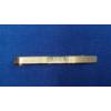 Image 1 : 14K Gold Engraved Tie Clip - Weight: 4.9g