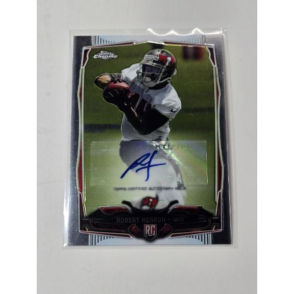 2014 Topps Chrome Rookie Autograph Football Card - Robert Herron #200 - Mint Condition