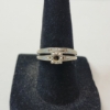 Image 1 : Beautiful 14K White Gold Ring - Size 6.5 - Total Weight: 3.5g