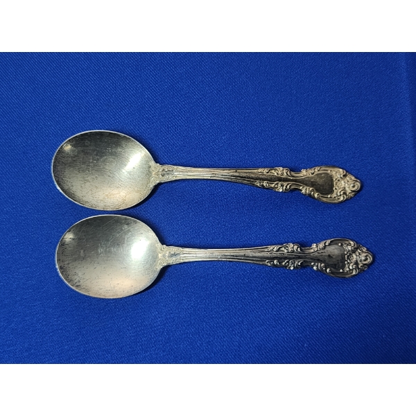 2 - Gorham Melrose Sterling Silver Spoons - TW: 83.8g