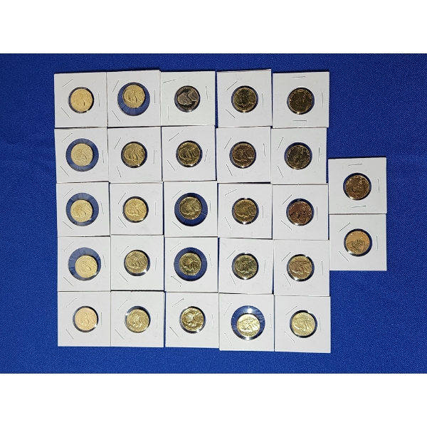 x27 Westward Journey Gold-Plated Nickels Mint Condition FV: $1.35