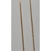 Image 3 : 14K Yellow Gold 24" Square Link Necklace - Weight: 2.3g