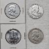 Image 3 : Collection of Several 90% Silver United States Franklin Half Dollars FV: $5.50