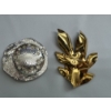 Image 2 : Set of 2 Pretty Costume Jewelry Brooches - Great Condition