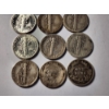 Image 8 : 11 Assorted 90% Silver United States Dimes Including Barbers, Mercury & Roosevelt ~ DATES BACK 1892!