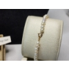 Image 3 : Freshwater Cultured Pearl Jewelry Set in 10K Gold: Necklace, Bracelet, Earrings TW: 28.5g