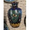 Image 4 : Beautiful Enamel Cloisonne Collection, Small Enamel Vase, And Metal & Enamel Trinket Bowl