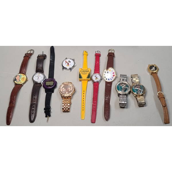 Assorted Quartz & Digital Wristwatches -Condition Unknown