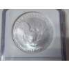 Image 4 : "Silver Dollar Set" NGC MS69 20th Anniv. 2006-W American Eagle - 1 oz .999 Fine Silver