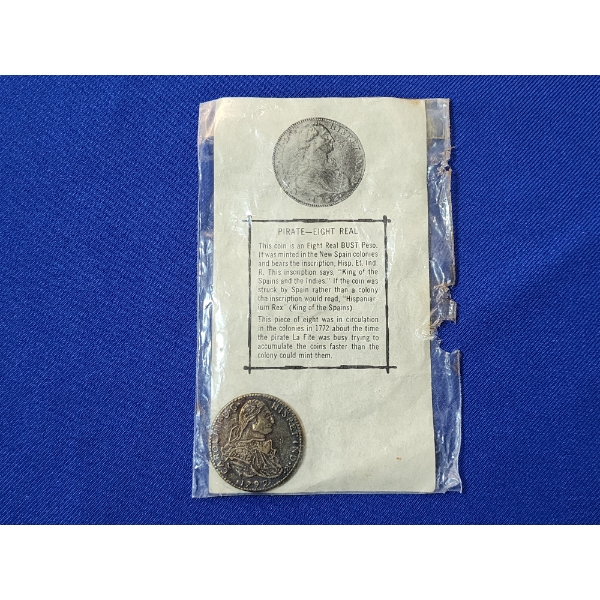 1950's Red Ball Jets Replica Pirate Coin with Original Flyer
