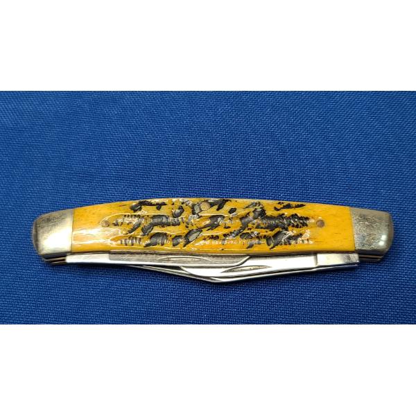 Snap-On Stainless Steel Stockman Folding Pocket Knife Model 5210
