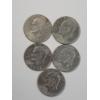 Image 1 : Assorted Years United States Eisenhower Dollars - 1971, 1972 , 1972-D, 1974 -D, 1978