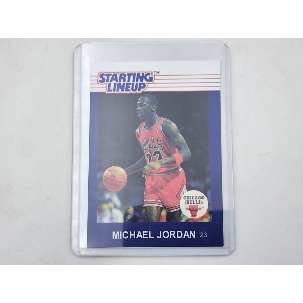 Kenner Starting Lineup MICHAEL JORDAN #23 Basketball Card In Protective Sleeve