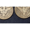 Image 2 : 2 Pcs - 1898 P & 1898 S Barber (Liberty Head) Half Dollars - See Pictures