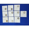 Image 1 : Assorted Coins: x8 90% Silver Barber Dimes & x1 1887 90% Silver Seated Liberty Dime, Mexican Coin