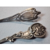 Image 8 : Two Vintage Sterling Silver Spoons & Fraternity Sheild Charm - Total Weight: 53.9g