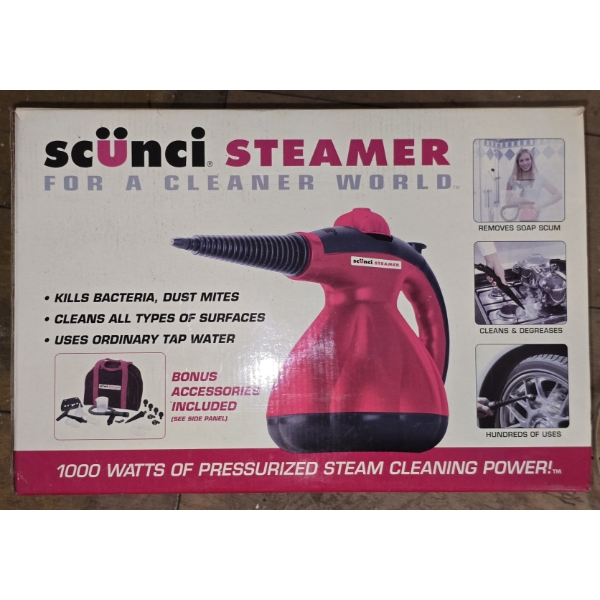 Scunci Handheld Steam Cleaner - Good Condition