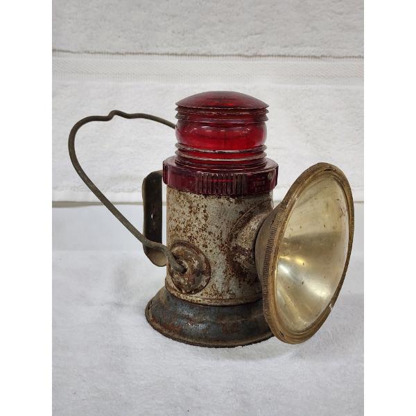Vintage Delta Electric Company Metal Railroad Style 1940-1950's Hazard Light