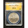 Image 1 : RARE 1880/79-S MORGAN SILVER DOLLAR VAM-9 VARIETY FT. LARGE S MINT MARK - GRADED MS64 BY ANACS