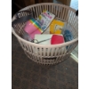 Image 2 : Large wooden Laundry Basket With Sewing Items & More