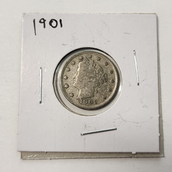 1901 United States "V" Nickel