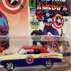 Image 2 : Johnny Lightning Captain America Diecast Toy Car #3 ~ NEW IN BOX!