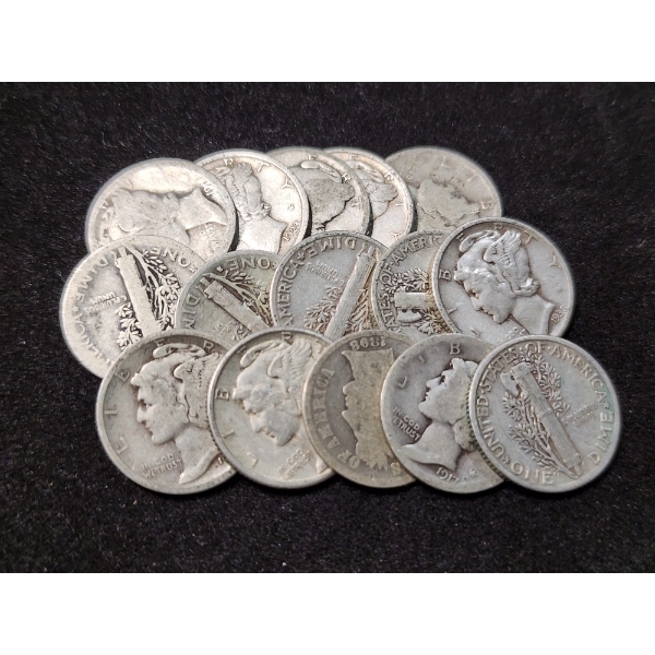 $1.50 Face Value in Assorted 90% Silver United States Dimes