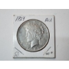 Image 1 : 1924 Silver Peace Dollar - AU Like