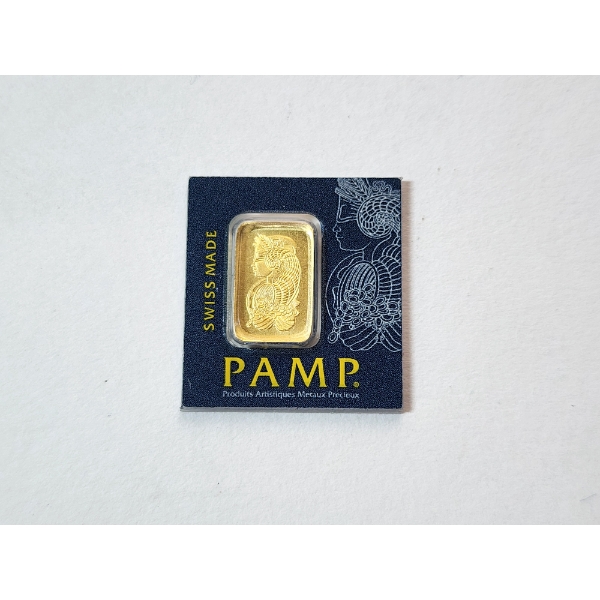 PAMP Suisse 1g .9999 Fine Gold Bar In Sealed Package