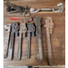 Image 1 : Assorted Pipe Wrenches, Stanley 113 Compass Plane & More