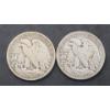 Image 2 : U.S 1940-S & 1941-D Walking Liberty 90% Silver Half Dollars - Face Value: $1.00