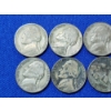 Image 2 : x10 Assorted Years Jefferson Wartime Nickels FV: $0.50