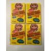 Image 1 : 4 - 1990 NBA Fleer Unopened Basketball Card Wax Packs - Mint Condition - 15 Cards Per Pack