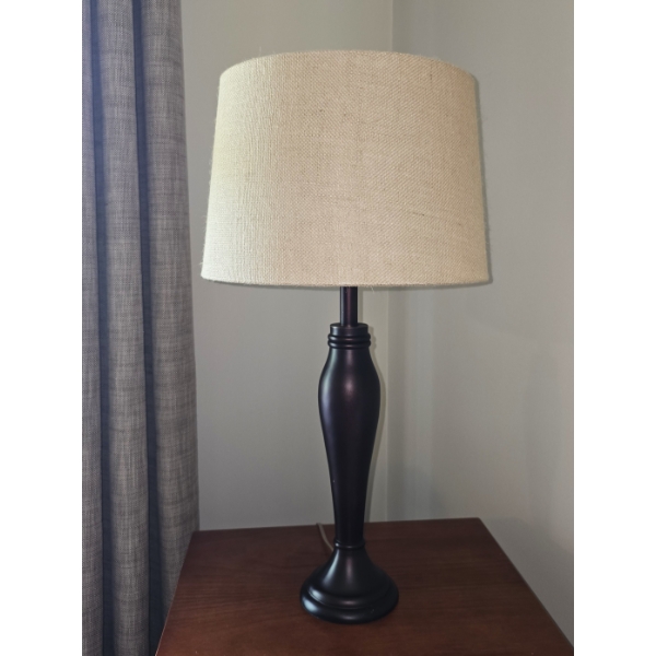 Black Table Lamp - 29"