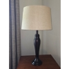 Image 1 : Black Table Lamp - 29"