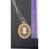 Image 6 : Gold Colored Cameo Necklace 