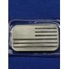 Image 2 : American Flag U.S. 1 oz .999 Fine Silver Patriot Bar 