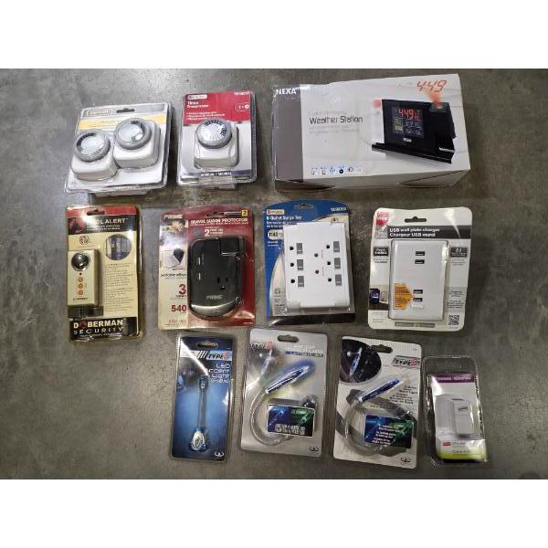 All New- Timers, Map Lights, USB Wall Charger, Weather Station, & More