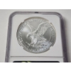 Image 4 : 2023 $1 Silver American Eagle 1oz Fine Silver Graded MS70 by NGC ft. Donald Trump America First