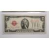 Image 9 : (2) United States Series 1928 G Red Seal $2 Bank Notes - Worn - Face Value: $4.00