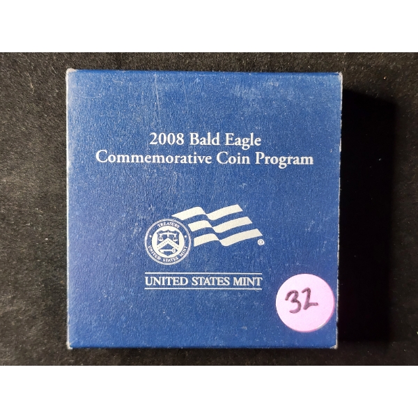 2008 Bald Eagle Commemorative Coin Program Silver Dollar 