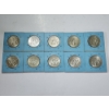 Image 4 : x10 Assorted Years 40% Silver Kennedy Half Dollars FV: $5.00