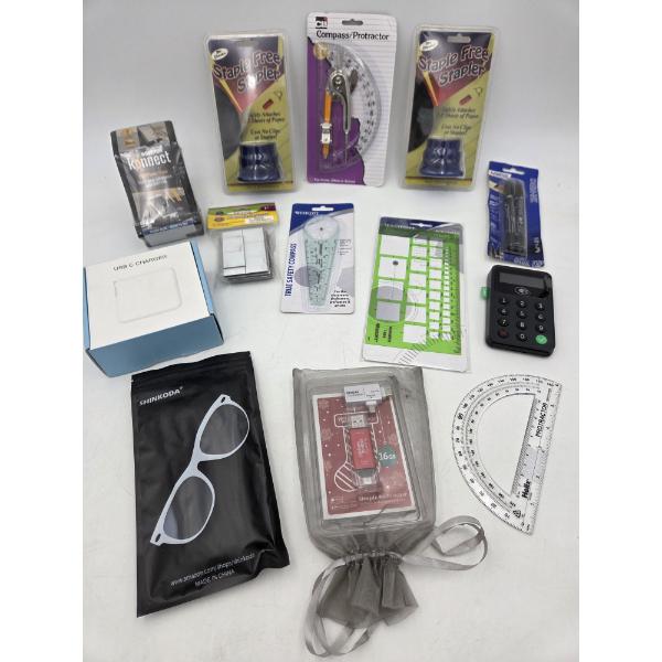 All New Office Supplies Including Plug In Picture Stick, Staplers, Markers, Phone Stand & More!
