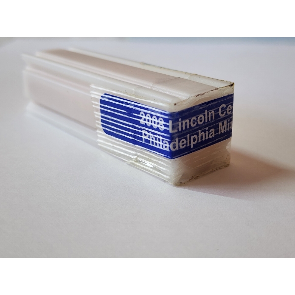 Sealed Tube of Uncirculated U.S. 2008 Lincoln Pennies - Philadelphia Mint 