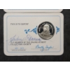 Image 3 : (2) Sterling Silver Franklin Mint Collectors Society Member Coins With Cert Cards- About 7 Grams Ea.