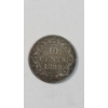 Image 1 : 1888 Newfoundland Canada 10 Cent .925 Silver Coin - ASW: 0.0701oz