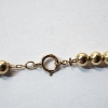 Image 2 : Stunning 14K Gold Beaded Chain 18.5" Necklace Total Weight: 4.7g